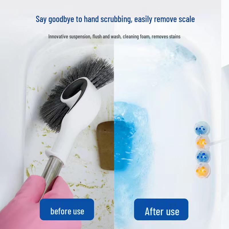 Toilet Bowl Cleaner Air Freshener Balls - Long-Lasting Scent with Hanging Hook