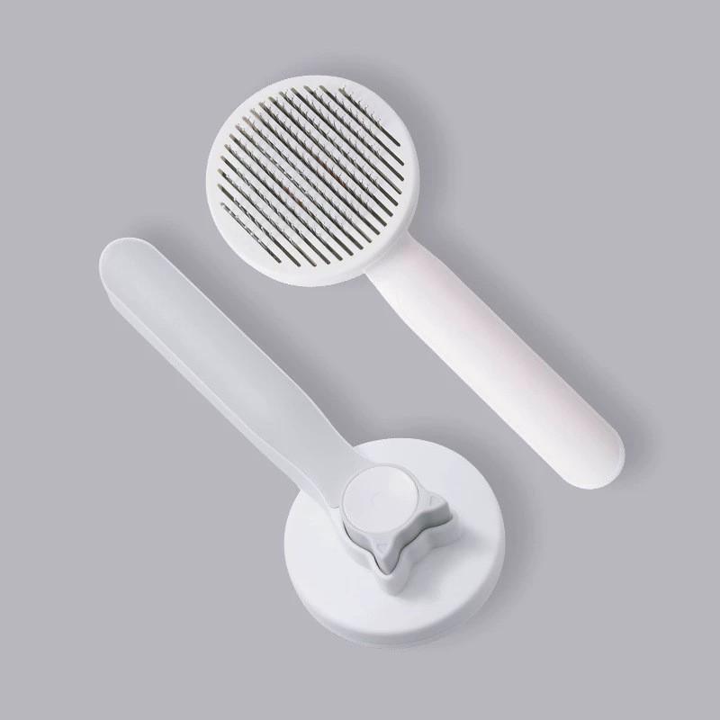 Multi-Purpose Flea Comb for Dogs and Cats - Fine-Toothed Plastic & Steel Needle Design