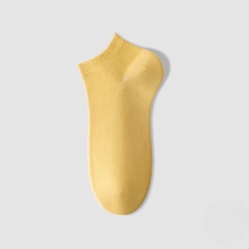 Male Thin Summer with Pure Cotton Antibacterial Deodorizes Absorb Sweat Permeability Is Boneless Short Socks