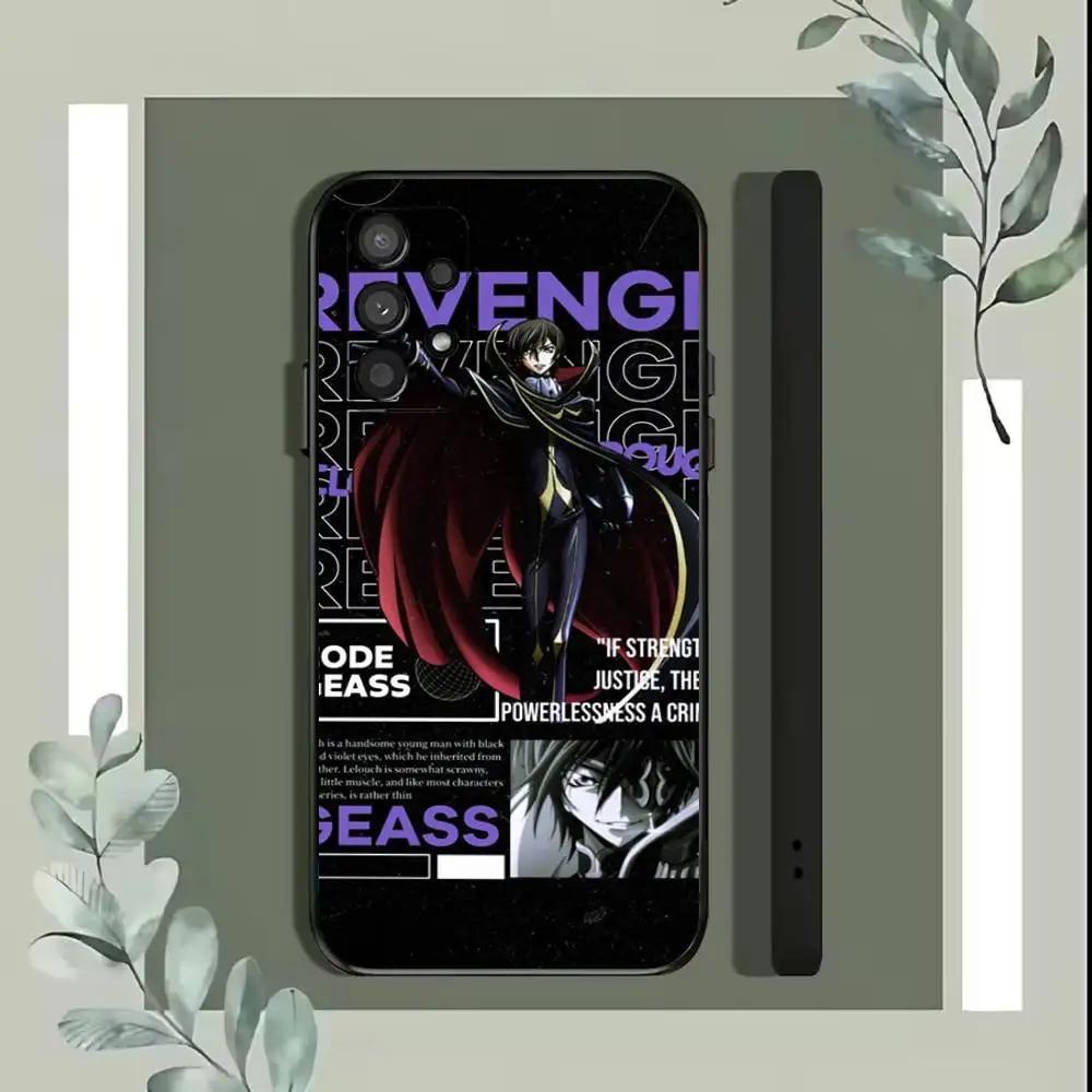 luxury comic cartoon Code Geass  Phone Case For Samsung S25,S24,S21,S22,S23,S30,Ultra,S20,Plus,Fe,Lite,5G Black Cover