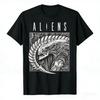 2026 Aliens TShirt Unisexs Vintage 80s SciFi Print Classic Xenomorph Movie Fan HR Giger Xenomorph Graphic Short Sleeve Top