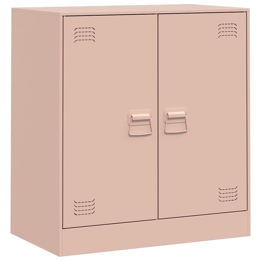 Sideboard Pink 67 X 39 X 73 Cm Steel
