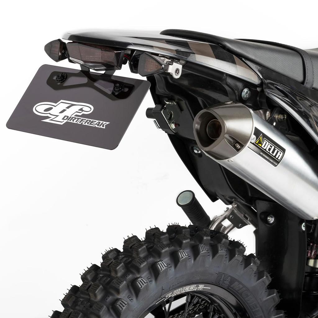 DRC Motread Edge Tail Light with Smoke LED Tail Light with License Plate High Long Energy Dirtfreak F5872 Part Lens, Light, Brightness, Life, Saving,