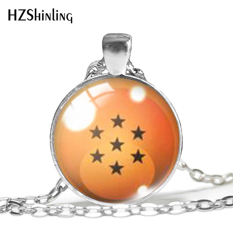 Dragon Versatile Seven Ball Anime Necklace With Glass Pendant For Occasions All