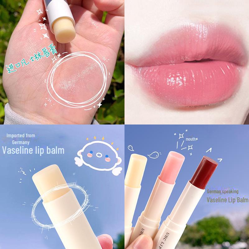 Vaseline Color-Changing Moisturizing Lip Balm: Hydrating Lip Mask & Colorless Primer for Anti-Drying.Makeup
