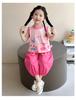 Girls' Summer Set 2026 New Children's Summer Dress Sleeveless Tank Top Two Piece Set Baby Fashionable Summer Thin Clothes