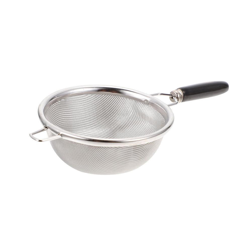 Premium Stainless Steel and Ceramic Tea Filter with Uniform Mesh Design for Home Use Ergonomic Handle Convenient Loose Tea