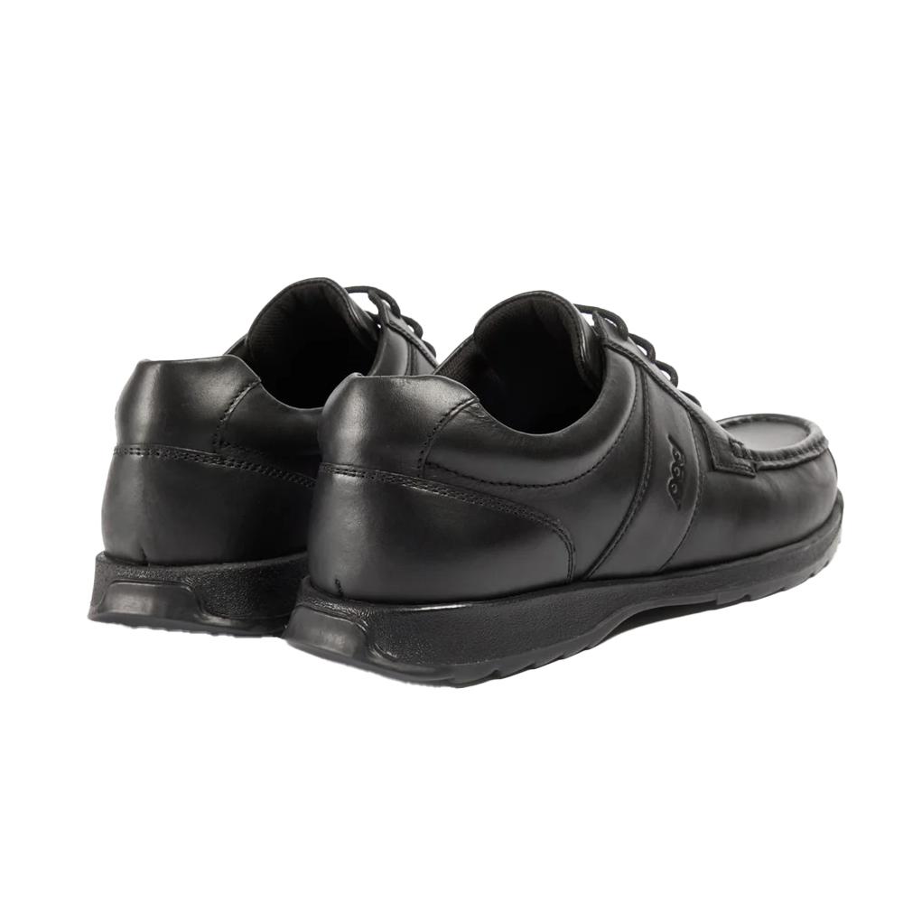 POD Boys Logan Leather School Shoes