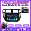 Car Radio Multimedia MP5 Player Head Unit Stereo BT For Honda Civic EJ EK EM 1995-2001