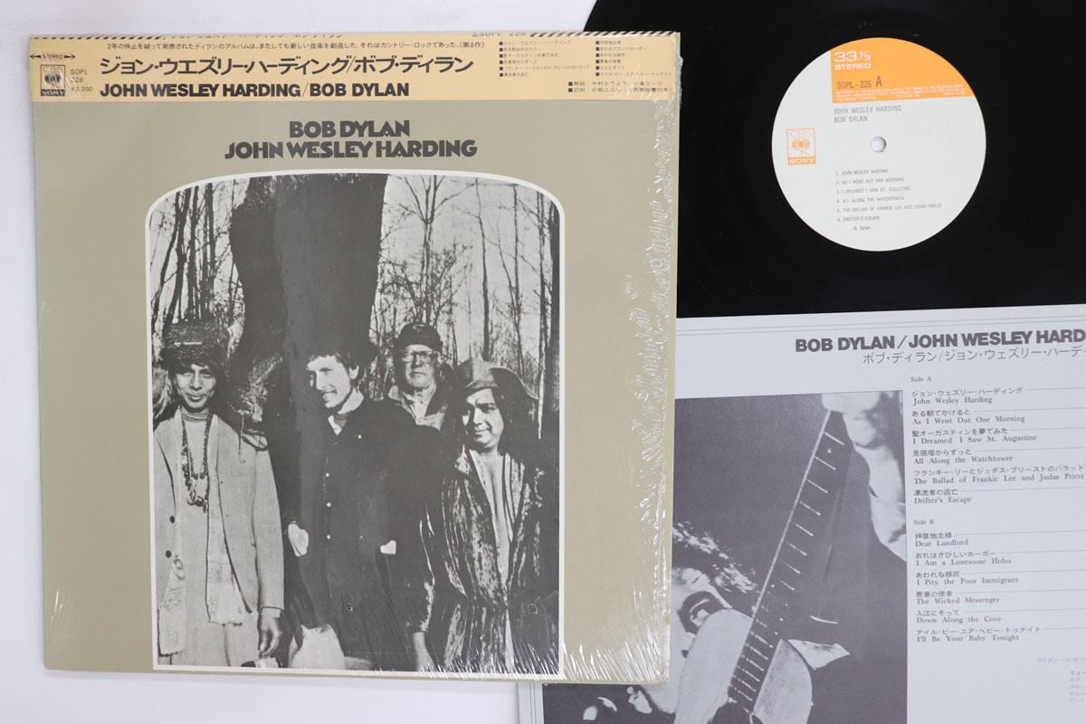 LP Record John Wesley Harding SOPL226 CBS SONY 1974 Japan Obi Rock Used
