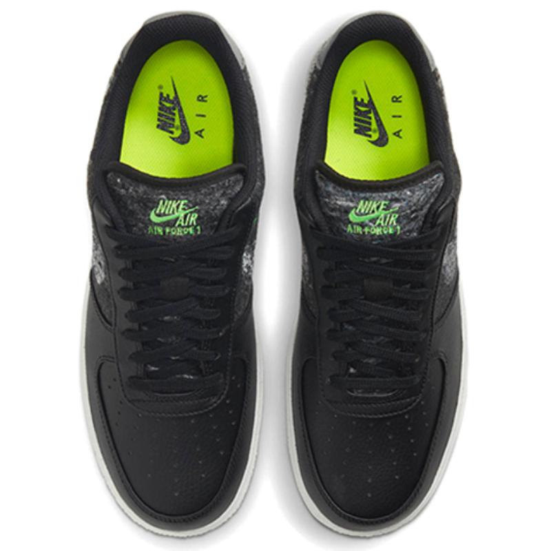 Nike Air Force 1 Low '07 LV8 Black Electric Green Sneakers CV1698-001