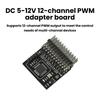 CRSF ELRS 2.4G 12CH Pwm Adapter Module Signal converter DC5-12V ExpressLRS3.0 RX For RC FPV Drone Fixed Wing Car Boat Quadcopter
