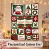 Wall Hanging TapestryChristmas Custom Name Print Art For Indoor Home Room Decoration Holiday Gift