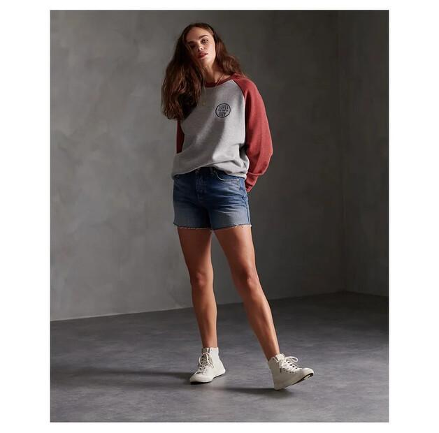 Superdry Mid Length Denim Shorts