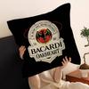B-Bacardi Rum Vampier Vleermuis Kussensloop Decoratief Kussen Bank Huisdecoratie Hoes Kussenslopen