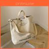 Large Capacity Stylish Canvas Shoulder Bag For Women Ideal For Autumn Commutes