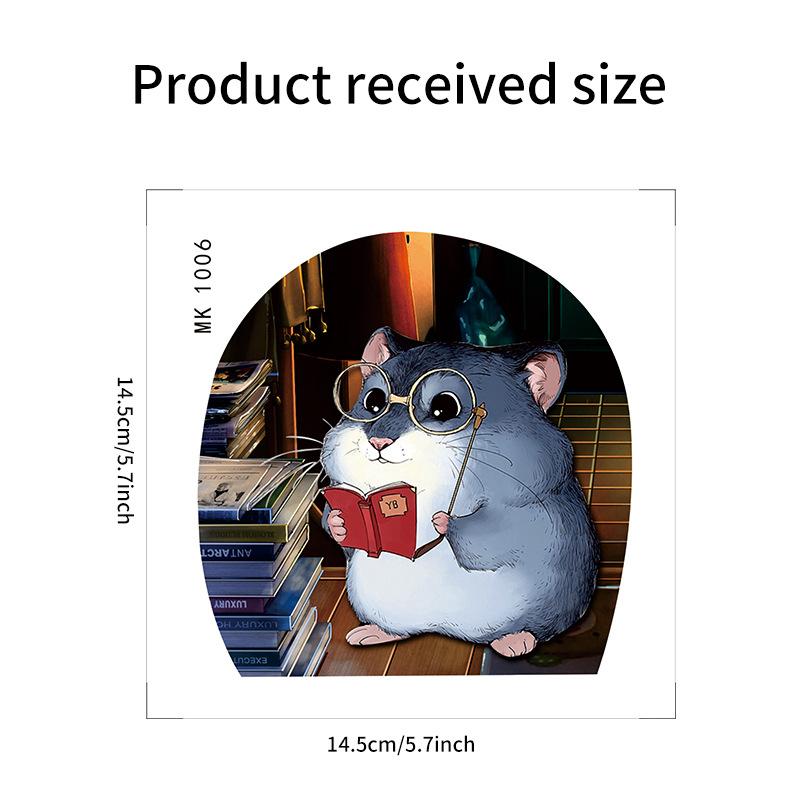 Cute 3D-style Cartoon Mouse Hole Wall Sticker Kitchen Living Room Kid Bedroom Wall Corner Decal Creative Fun Interior Decoration
