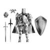Middelalderridder Actionfigur med Tilbehør Bevegelige Ledd Riddermodell Leketøy Artikulert Robot Mannekengfigur Hjemmekontordekorasjon Ornament