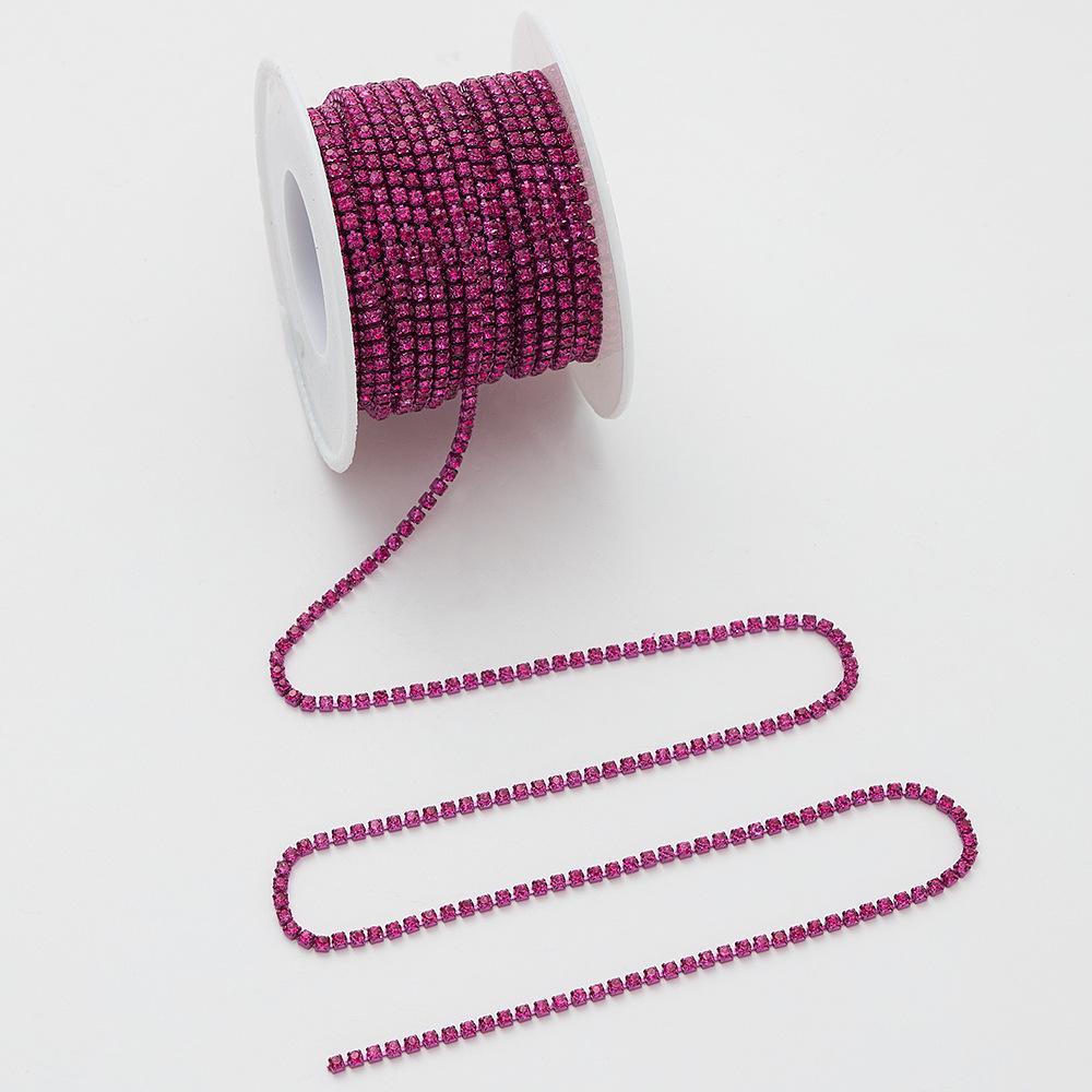 New Electrophoretic Color Rhinestone Claw Chain for DIY Projects