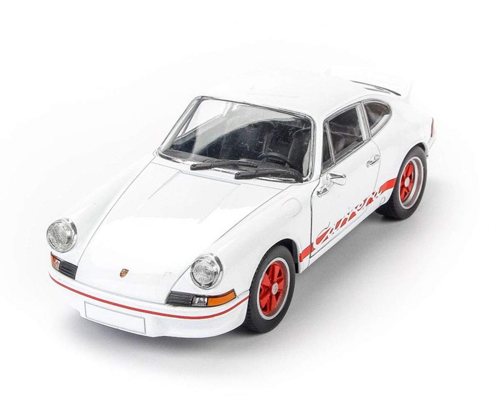 Willy WELLY 1/24 Scale 1973 Porsche 911 Carrera RS 2.7 White Diecast Car [Parallel Import]