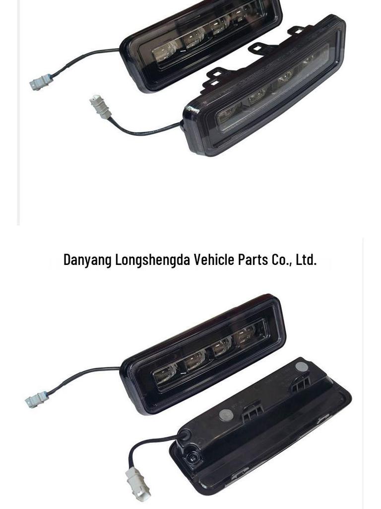 Smoked Black Taillight for Defender 90/110/130: Four-Lens Red Brake Light Mod