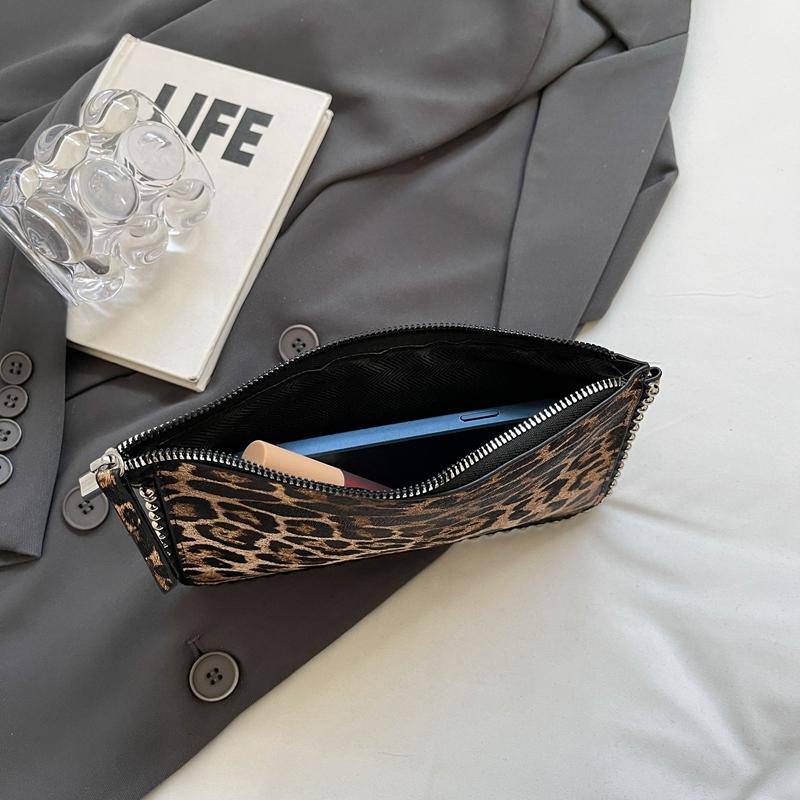 New Leopard Crossbody Bags For Women Fashion Chain Mobile Phone Purse Fashion Shoulder Messenger Bag