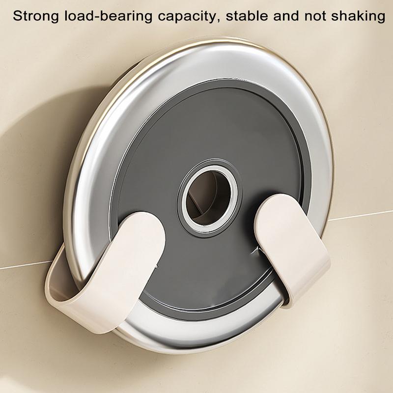 Suction Cup Rotating Pot Lid Rack Chopping Board Cutting Board Hooks Kitchen Multifunctional Nail-free Wall Mounted Shelves
