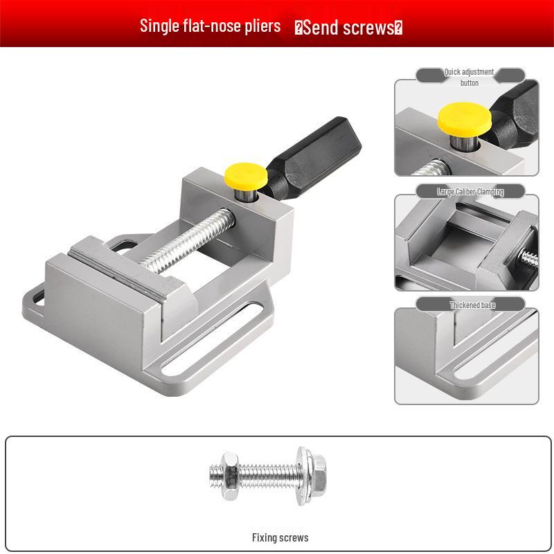 Multi-Functional Rotary Drill Stand Converts to Mini Bench Drill and Hole Punch Press