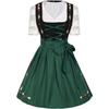 2025 Spring/Summer Women's European & American Cosplay Maid Beer Costume Short Sleeve Dress Set