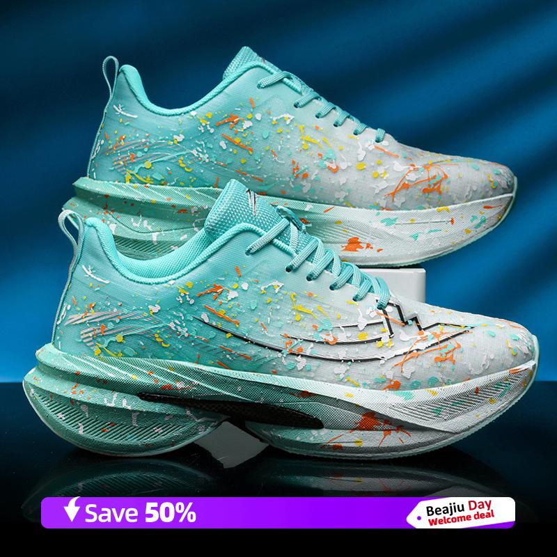 Pánské běžecké boty Karbonová deska Maratonská specialita Sportovní Prodyšné Lehké Dámské Pohodlné Protiskluzové Volnočasové Tenisky