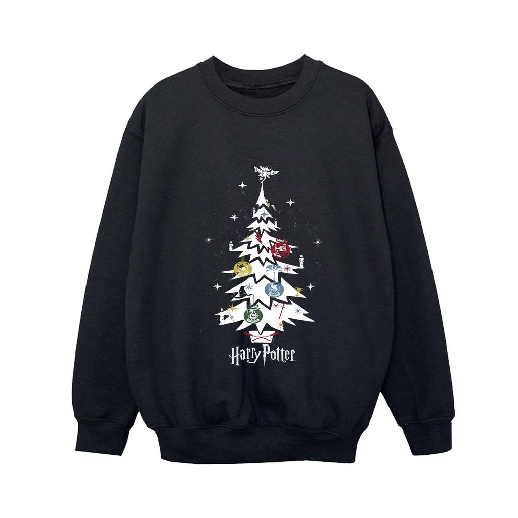 HARRY POTTER Boys Christmas Tree Sweatshirt