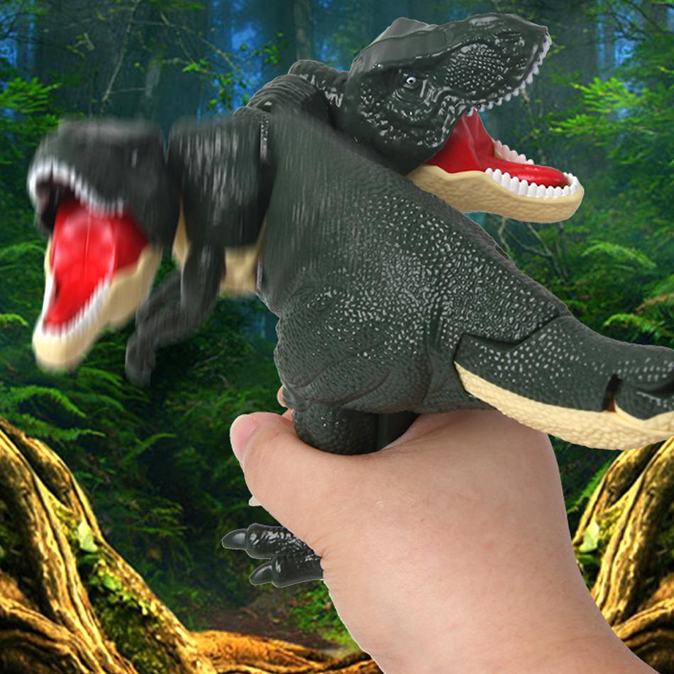 Brinquedos Dinossauro Balançando T-rex Sem Bateria Sem Som Criativo Mola Telescópica Dino Fidget Presentes de Natal Descompressão Infantil