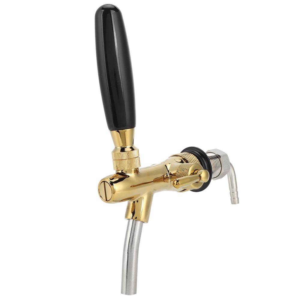 9 Piece Stainless Steel Beer Keg Tap Brass Adjustable Beer Faucet Beer Tap Faucet Restaurants