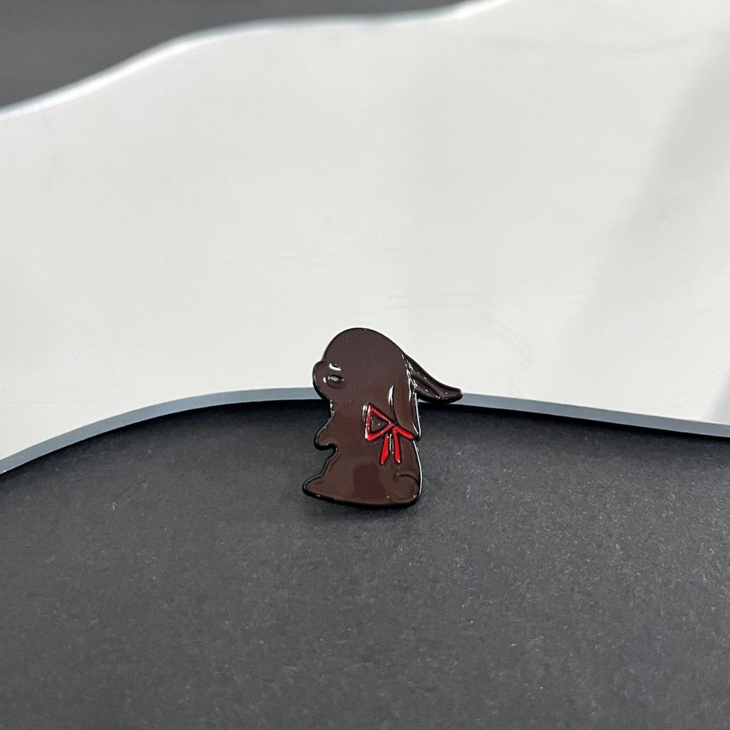 Wang Yibo & Xiao Zhan Wangxian Rabbit Brooch: Cute Japanese-Style Couple Badge