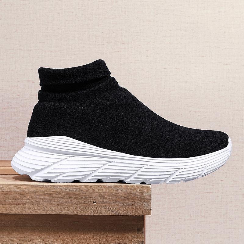 

Трансграничные новые мужские носки и обувь осень и зима шерстяные легкие туфли-однопедальки для пар, обувь для спорта и отдыха с увеличением роста 45