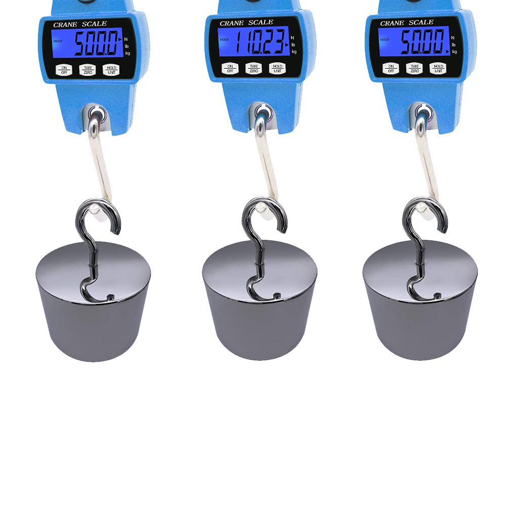 300kg Mini Crane Scale Portable LCD Electronic Digital Industrial Crane Scale Heavy Duty Hanging Weighting Hook Scales