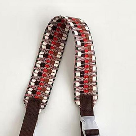 Plånbokssnöre Ersättning Axelrem Broderad Nylon Axelrem Justerbar Handväskrem Ersättning för Män Kvinnor Axelväska