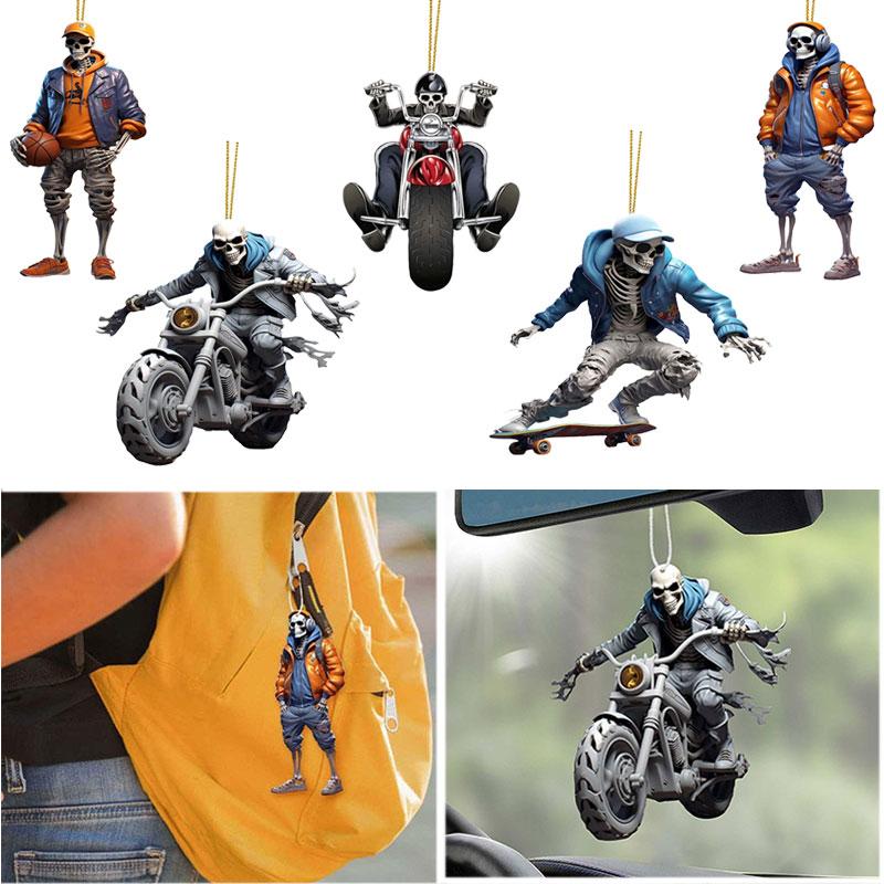 Decor Hanging Skeleton Halloween Christmas Tree Ornaments Festive Decoration