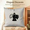 Rapper SInger MMilo j Cushion Cover Natural Linen Organic Fabric DoubleSided Printing Sofa Home Decor Gift Pillow Case