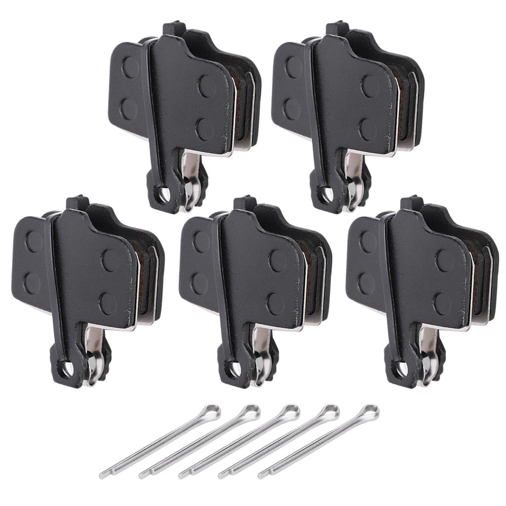 5 Pairs 30MM Mountain Bike Disc Brake Pads Resin SemiMetal Electromobile Brake Pads