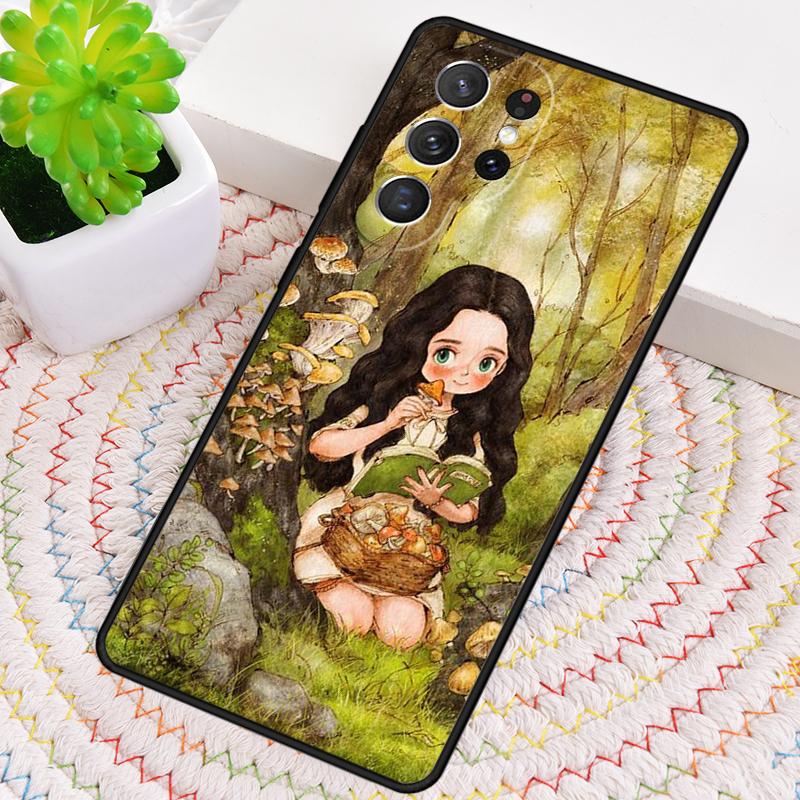 The Diary Of A Forest Girl TPU Phone Case For Samsung Galaxy note 10 pro S26 S25 S24 S23 S22 Ultra Plus S21 FE S20 Cover