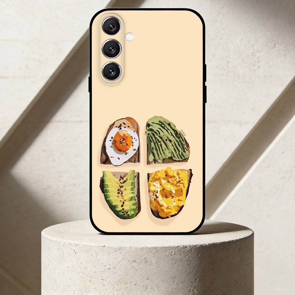 V-Vector cartoon Phone Case For Samsung Galaxy A91,80,73,72 ,71,53,52,32 ,31,22,21s,20,Soft Black Case