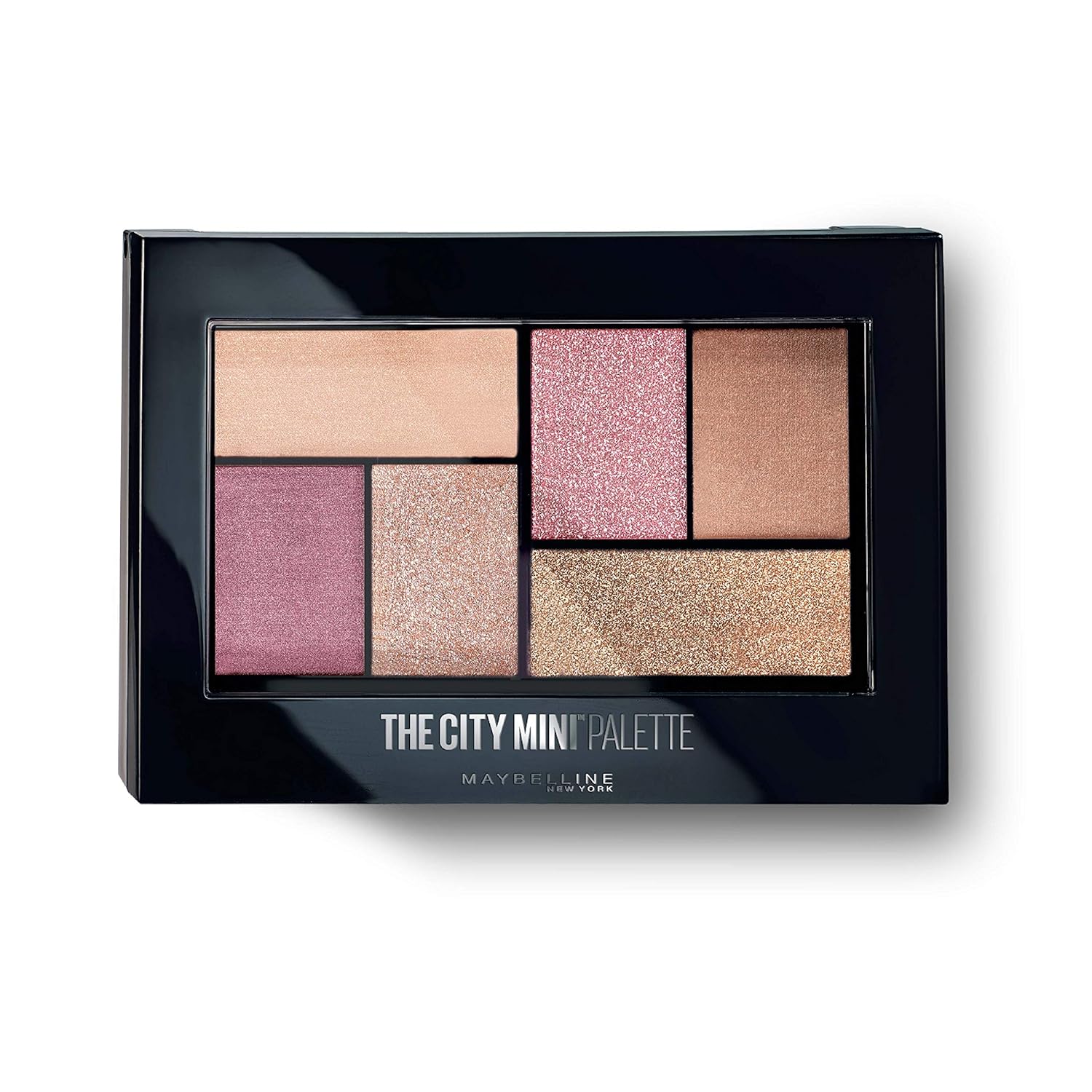 

Maybelline New York Eyeshadow Palette 6 Blendable Shades Sheer Finish Mini Palette Westside Roses 6.4g