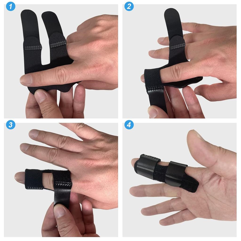 Durable And Safe 1Pc Trigger Finger Splint Mallet Finger Splint - Finger Brace For Arthritis Injury Sprain - Fits Index Middle & Ring Finger Pain