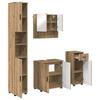 Bathroom Furniture Set 4 Pcs Artisan Oak 61 X 35 X 64 Cm
