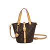 Monica Qiqi Women's Bag 2025 New Bucket Bag Large Capacity Shoulder Bag Women's Oblique Span Bag Textured Handbag