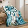 Retro Ocean Themed Blanket with Octopus and Old Nautical Map Print Blanket for Livingroom Couch lunch break Soft throw for Friend's festival Gift