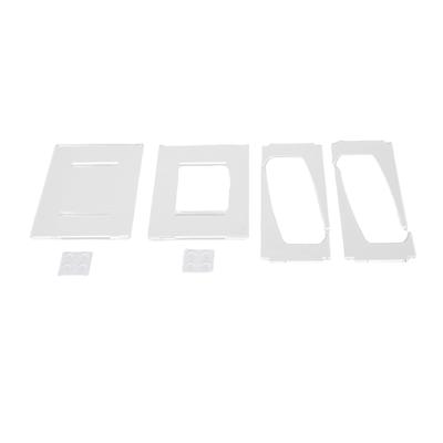 2 Packs Large Plate Holder Acrylic Clear Plate Display Stand for Book Decorative Plate Plaque Photo