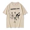 Alternative Metal Rock Band System of A Down Graphic Tshirt Unisex Women Clothing Casual Vintage Oversized Short Sleeve T Shirts
