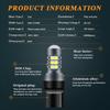 2pcs T20 LED 7440 7443 Led WY21W W21W Led Bulbs Car Signal Lamp T20 3030SMD Backup Reversing Light Super Bright